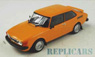 サーブ 99 ターボ ステーションワゴン クーペ 1977 オレンジ (ミニカー)
