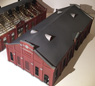 1/80 Old Maruyama Electrical Substation Building A Machine Room Paper Kit (Pre-colored Kit) (Model Train)