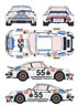 Porsche934 `DANONE` Car No.55 1977  24 Hours of Le Mans (Decal)