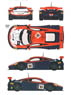 McLaren MP-4-12c GT3 GT Von Ryan Racing Car No.101 2014 Spa 24h Decal Set (Decal)