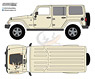 2011 Jeep Wrangler Unlimited - Mojave Edition - Sahara Tan (ミニカー)