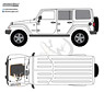 2011 Jeep Wrangler Unlimited - Mojave Edition - Bright White (ミニカー)