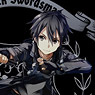 Sword Art Online II The Black Swordsman Full Color Work Shirt BRACK M (Anime Toy)