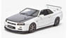 Nissan Skyline GT-R V-SpecII (BNR34) Carbon hood White (Diecast Car)