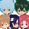 Gintama Rubber Mascot 5 pieces (Anime Toy)