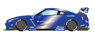 LB★WORKS R35 GT-R  / LB★PERFORMANCE 20in. Wheel メタリックブルー (ミニカー)