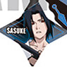 Naruto:Shippuden Dialogue in writing Strap S Sasuke (Anime Toy)