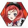 Love Live! Rotation Key Ring Approaching in Mogyutto love! Ver. Nishikino Maki (Anime Toy)