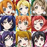 Love Live! Magnet Clip Approaching in Mogyutto love! Ver 9 pieces (Anime Toy)