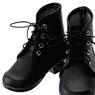 50 Knitting Short Boots (Black) (Fashion Doll)