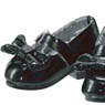 Picco D Ribbon Strap Shoes (Black) (Fashion Doll)