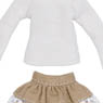 Picco D Off-Shoulder & Skirt Set (Beige x Camel) (Fashion Doll)