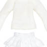 Picco D Off-Shoulder & Skirt Set (Off White x White) (Fashion Doll)