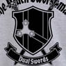 Sword Art Online The Black Swordsman Zip Parka MIX GRAY x BLACK S (Anime Toy)