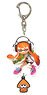 Splatoon Ikasu Acrylic Key Ring w/Rubber Girl (Shooter) (Anime Toy)
