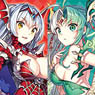 Brave Sword x Blaze Soul Mini Clear Poster B : Mistilteinn & Gurashiza (Anime Toy)