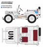 GreenLight Exclusives - Jeep Willys (United Nations decoration) (ミニカー)