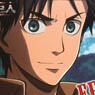 Square Can Badge Attack on Titan Eren (Anime Toy)