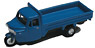 Daihatsu Auto 3-wheeled Truck (Blue) (Model Train)