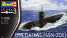 USN Submarine USS Dallas (Plastic model)