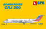 ボンバルディアCRJ200アメリカンイーグル航空 (プラモデル)