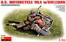 U.S. Motorcycle WLA w/Rifleman (Plastic model)
