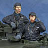 British Army Tank Crew Set 1980-1990 (Half Body 2Figures) (Plastic model)