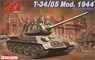 WW.II Soviet Army T-34/85 Mod. 1944 (Plastic model)