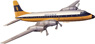 英 ブリストル175 ブリタニア・シリーズ 300旅客機 モナーク航空 (プラモデル)