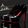 MC Toys 1/6 Woman High-Heeled Shoes A Black (Fashion Doll)