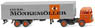 (HO) メルセデスベンツ 1620 ボックス セミトレーラ Monkemoller (鉄道模型)