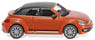 (HO) VW Beetle Cabrio Metallic Habanero Orange  (VW The Beetle Cabrio) (Model Train)