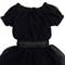 PNS Chiffon Ruffle Millefeuille Dress (Black) (Fashion Doll)