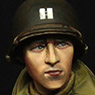WWII US Infantry Officer (Mackinaw Coat) (Plastic model)