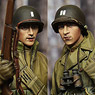 WWII US Infantry (Winter Coat) (2Figures) (Plastic model)