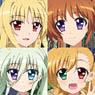 [Magical Girl Lyrical Nanoha ViVid] B5 Clear Desk Pad [Vivio/Einhard/Nanoha/Fate] (Anime Toy)