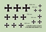 Luftwaffe Modern Insignia (2 Seets Set) (Decal)