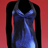 Super Duck Female Outfit/ Evening Dress 1/6 Set Blue C012-C (Fashion Doll)