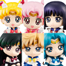 Petit Chara Land Sailor Moon Ice Cream Party 6 pieces (PVC Figure)