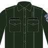 Biohazard S.T.A.R.S. Police Shirt Olive Drab S (Anime Toy)