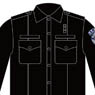 Biohazard S.T.A.R.S. Police Shirt Black L (Anime Toy)