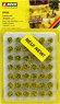 07036 (HO) Yellow Flowers (Small) (Grass Tufts Blooming, Yellow) (6mm, 42pcs.) (Model Train)
