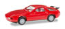 (HO) Porsche 928 S4 Red (kit) (MINIKIT PORSCHE 928 S4) (Model Train)