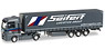 (N) MAN TGX XXL Canvas Semi-trailer `Seifert` (Model Train)