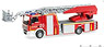 (HO) MAN TGM Metz Ladder Truck L32 Kerunbon Airport Fire Department (Model Train)