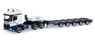 (HO) メルセデスベンツ アクトロスL 6x4 低床トレーラー `Wasel Krane` (MB Arocs SZ) (鉄道模型)