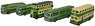 (N) N Scale Southdown Motor Services Bus Five Car Set (Model Train)