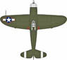 P47D サンダーボルト USAAF ヨーロッパ 1943 (完成品飛行機)