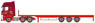 (OO) メルセデス Actros GSC Flatbed Trailer J R Adams (鉄道模型)
