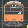 JR 201系 体質改善車 (オレンジ) 4輌編成動力付きトータルセット (基本・4両セット) (塗装済みキット) (鉄道模型)